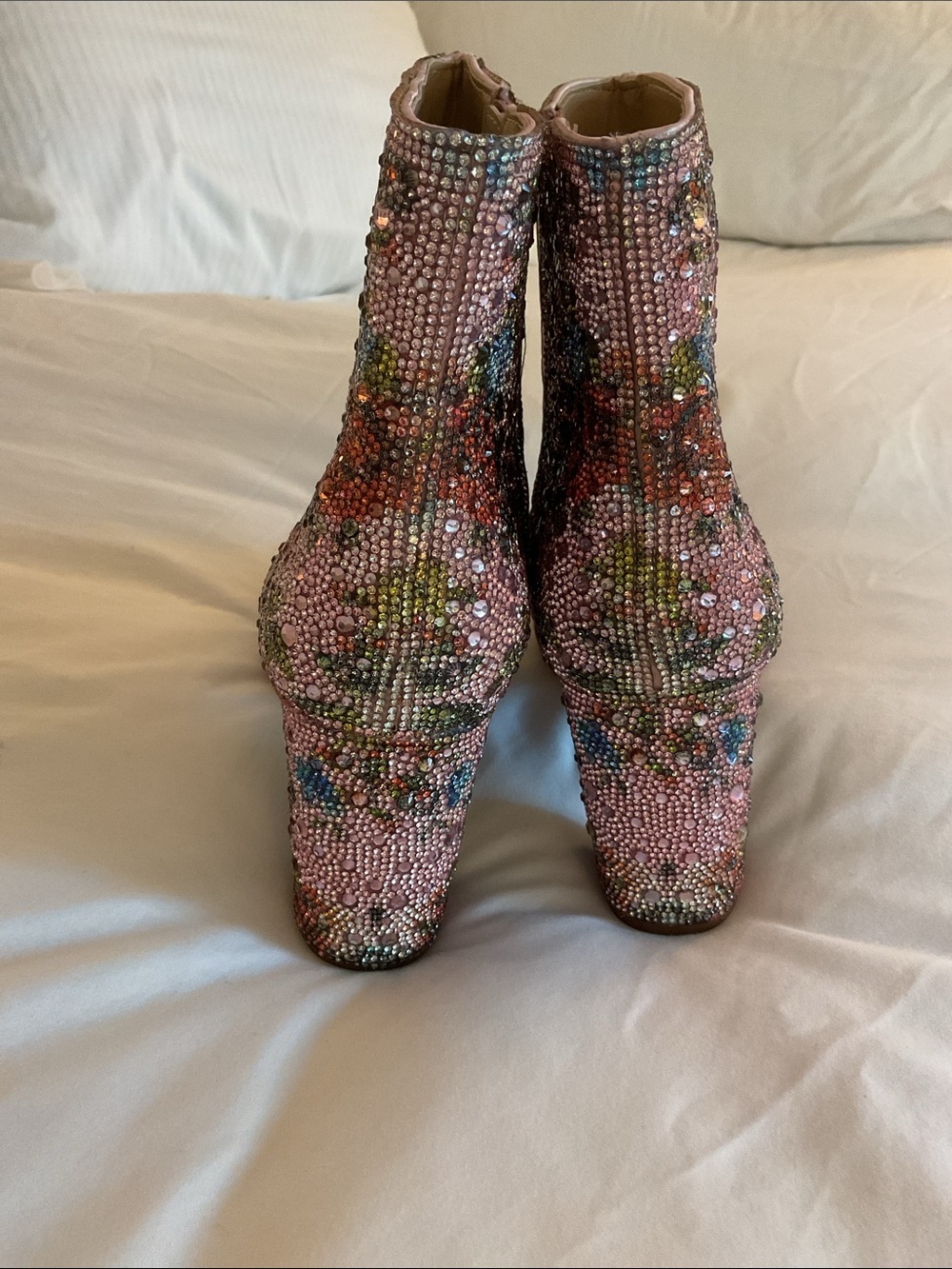 BetseyJohnson Beaded Bootie. 2.5” heel NWOT Sz 9.5 PERFECTION ON THE FOOT! - Picture 5 of 12